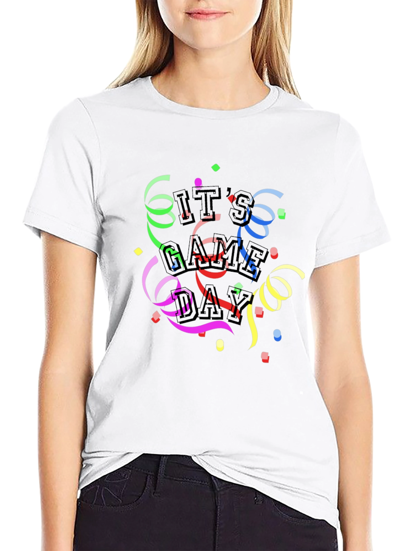 Its Game Day Black T-Shirt