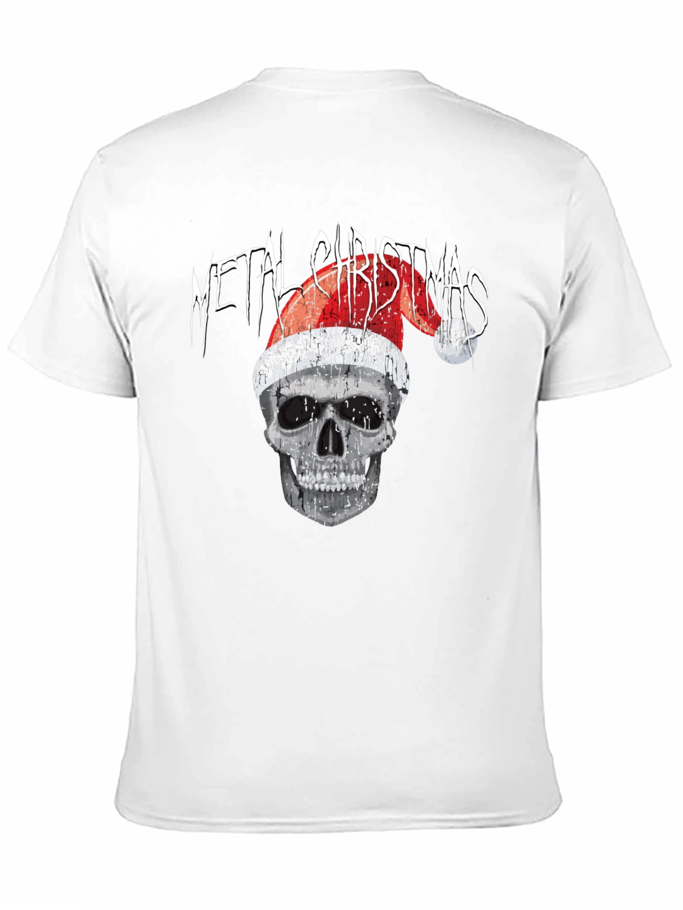 Metal Christmas Skull T-Shirt