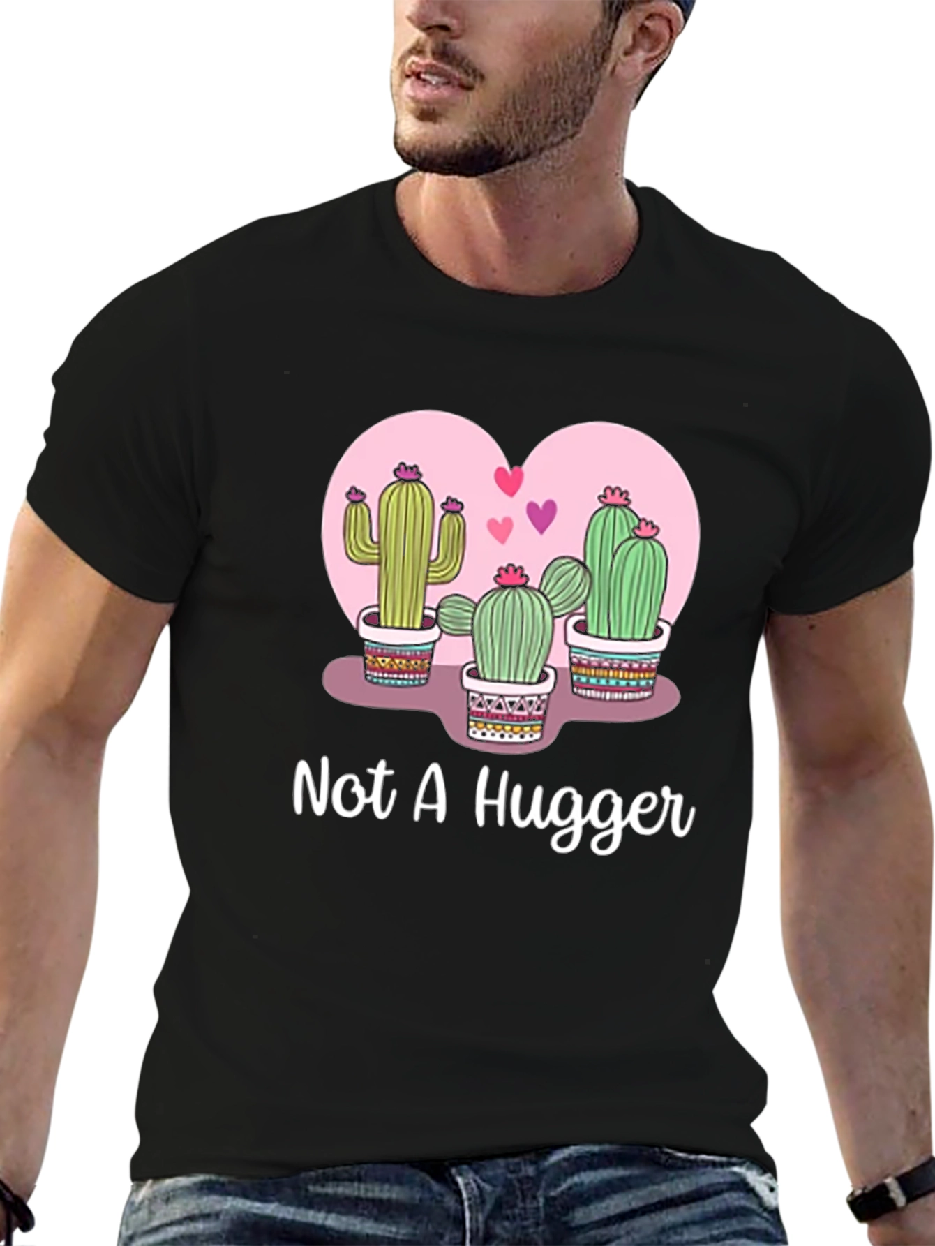 Not A Hugger Cactus T-Shirt