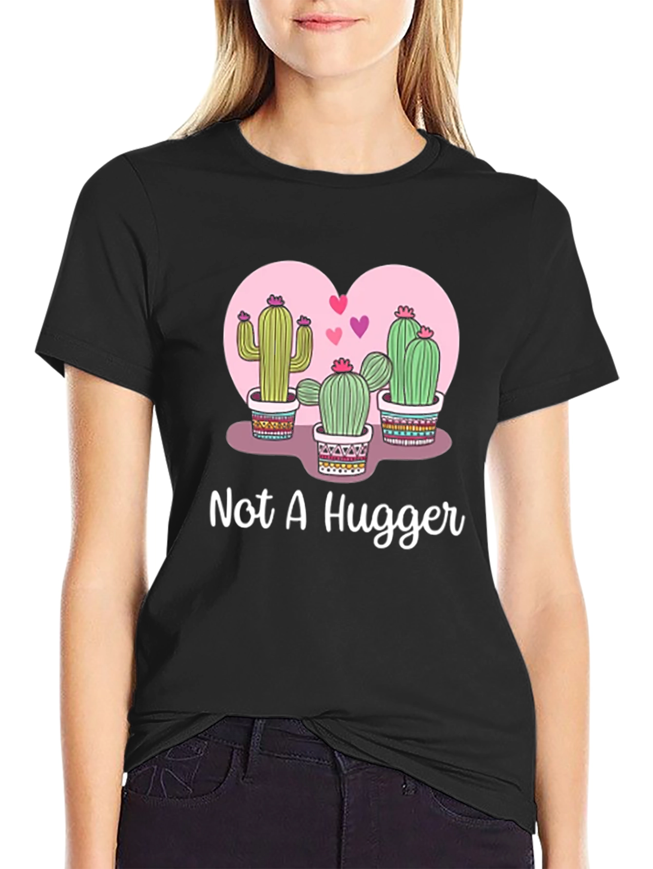 Not A Hugger Cactus T-Shirt