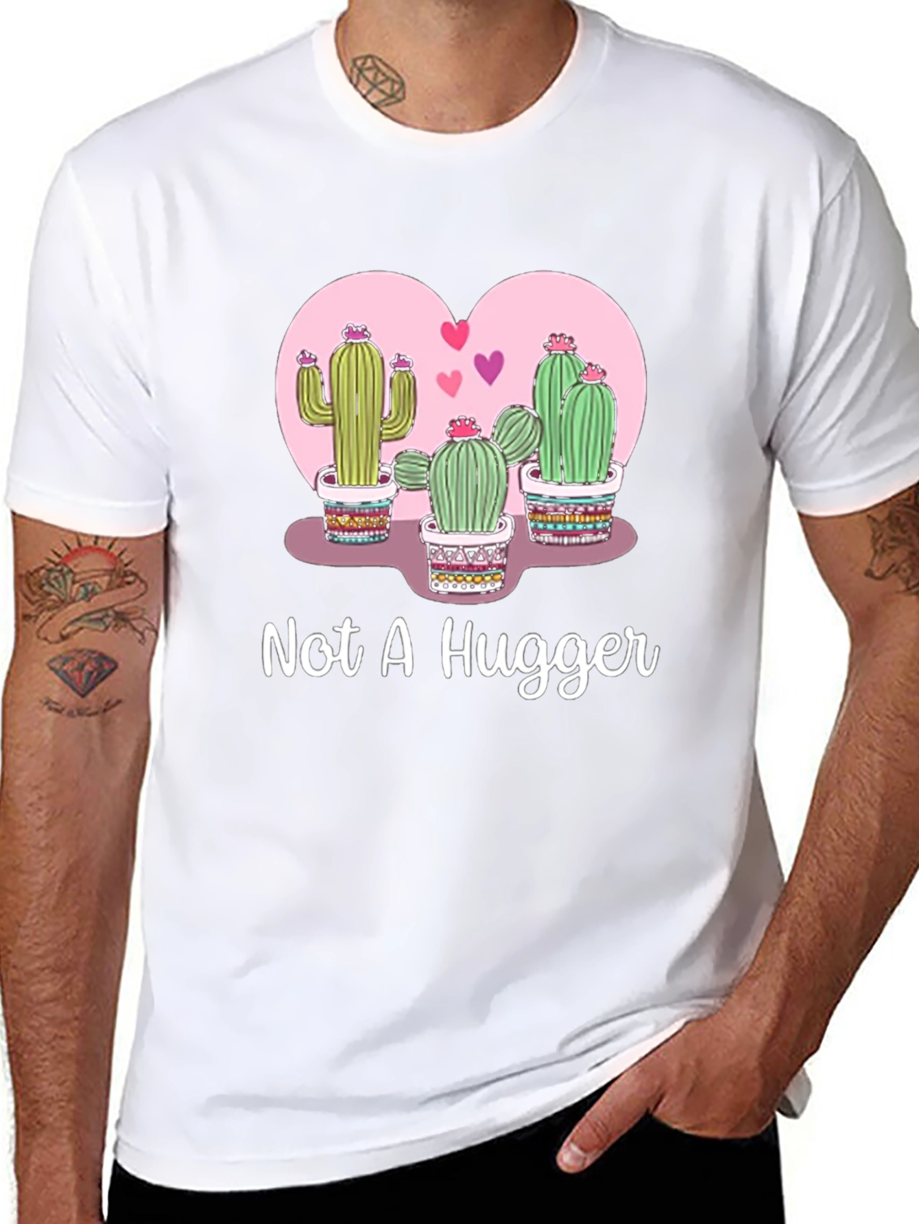 Not A Hugger Cactus T-Shirt