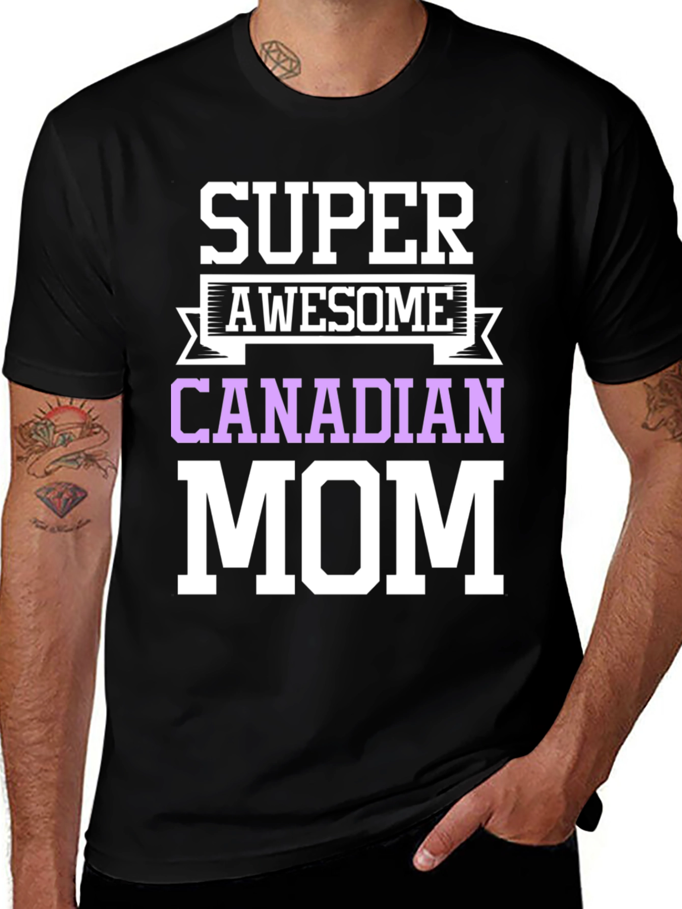 Super Awesome Canadian Mom T-Shirt
