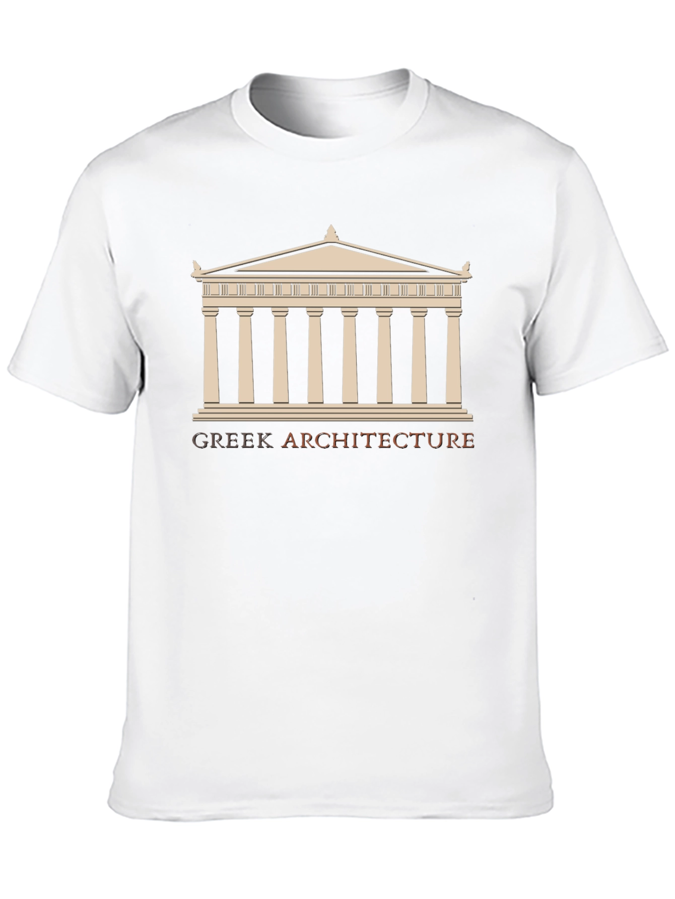 Greek Architecture Graphic T-Shirt