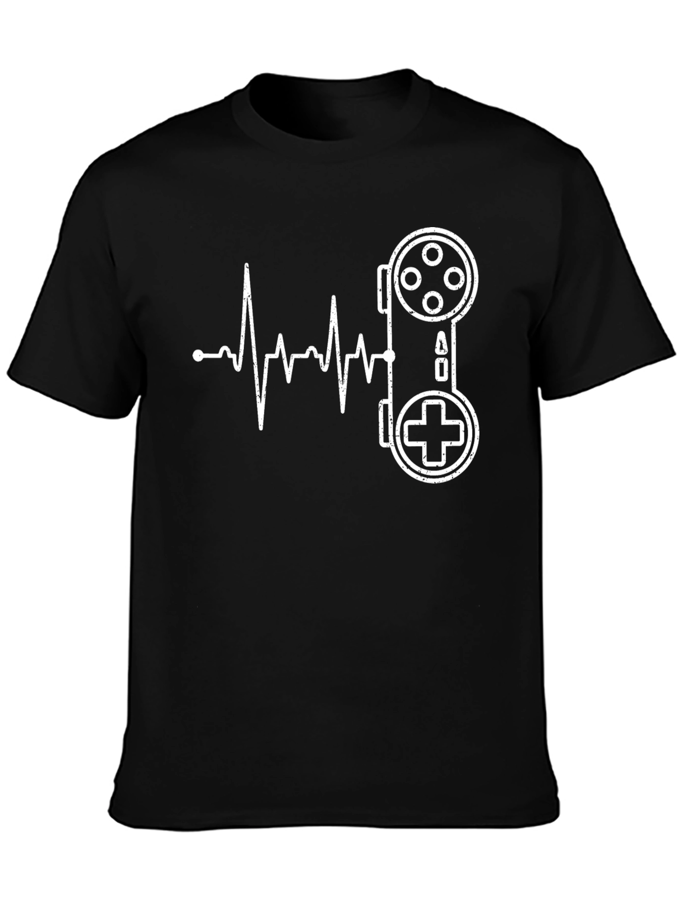 Gamer Heartbeat T-Shirt - Controller Pulse