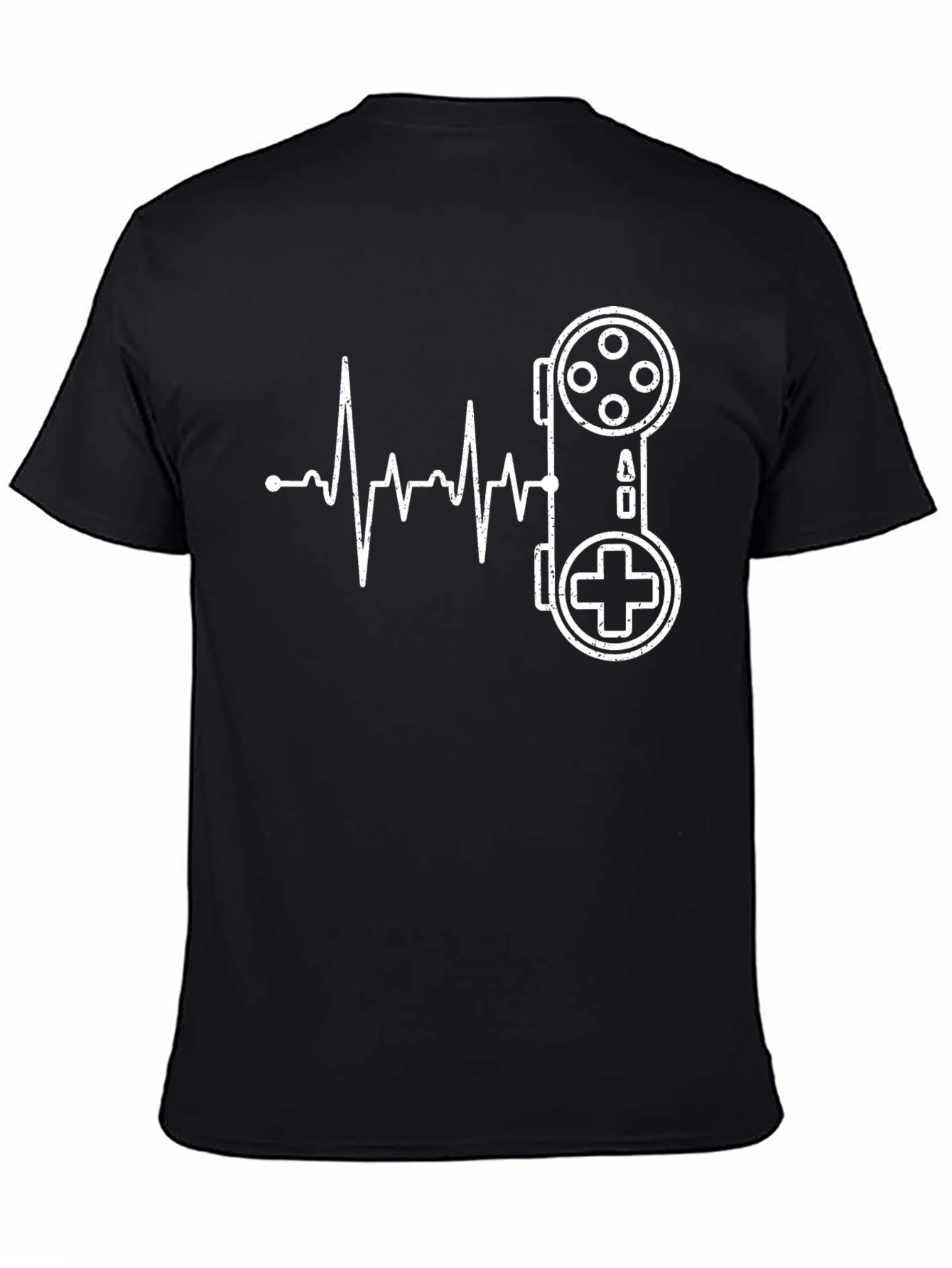 Gamer Heartbeat T-Shirt - Controller Pulse