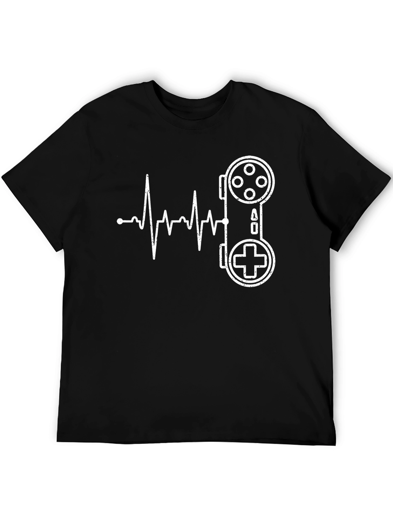 Gamer Heartbeat T-Shirt - Controller Pulse