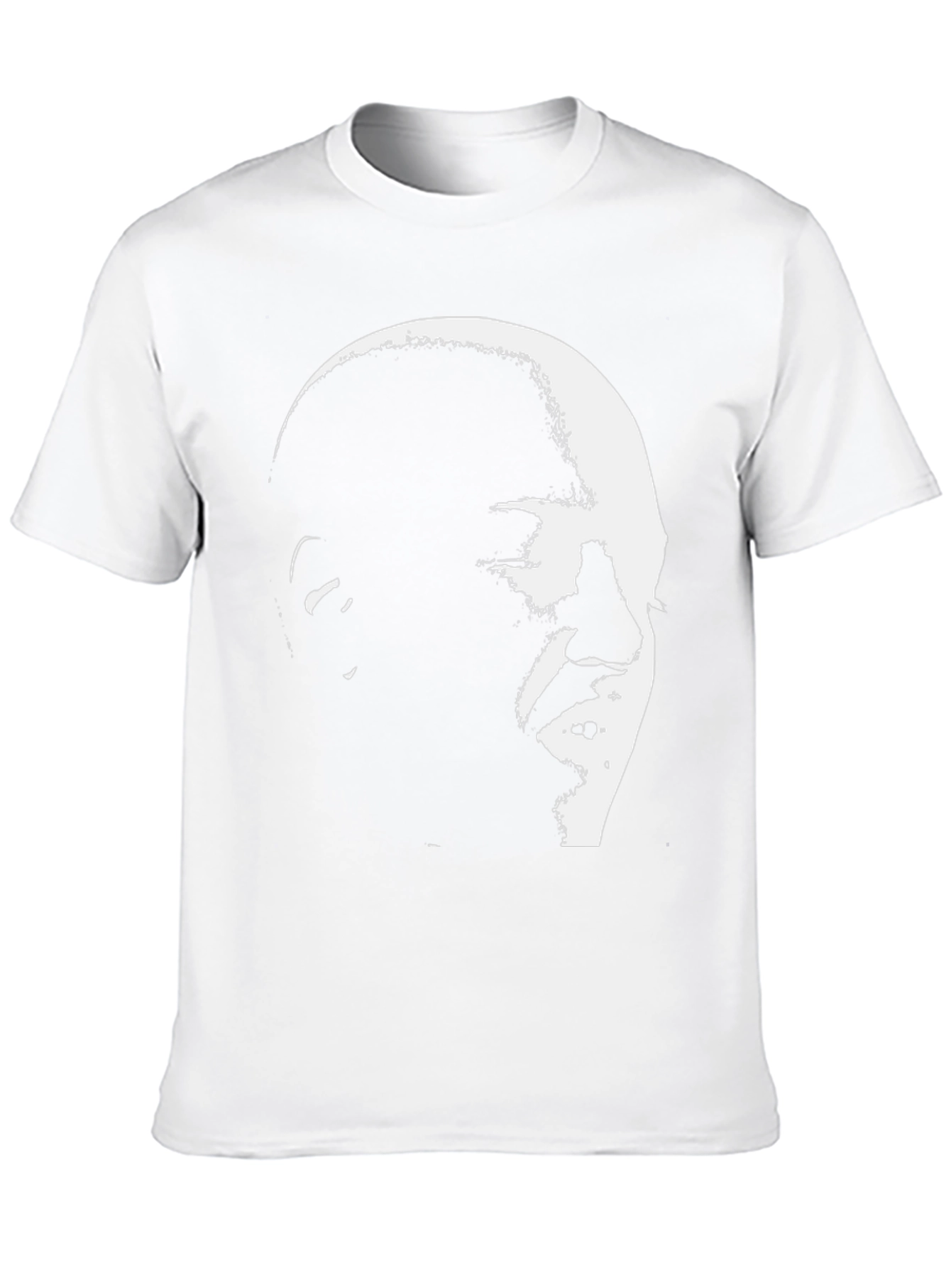 Bold Portrait Graphic Tee - Black
