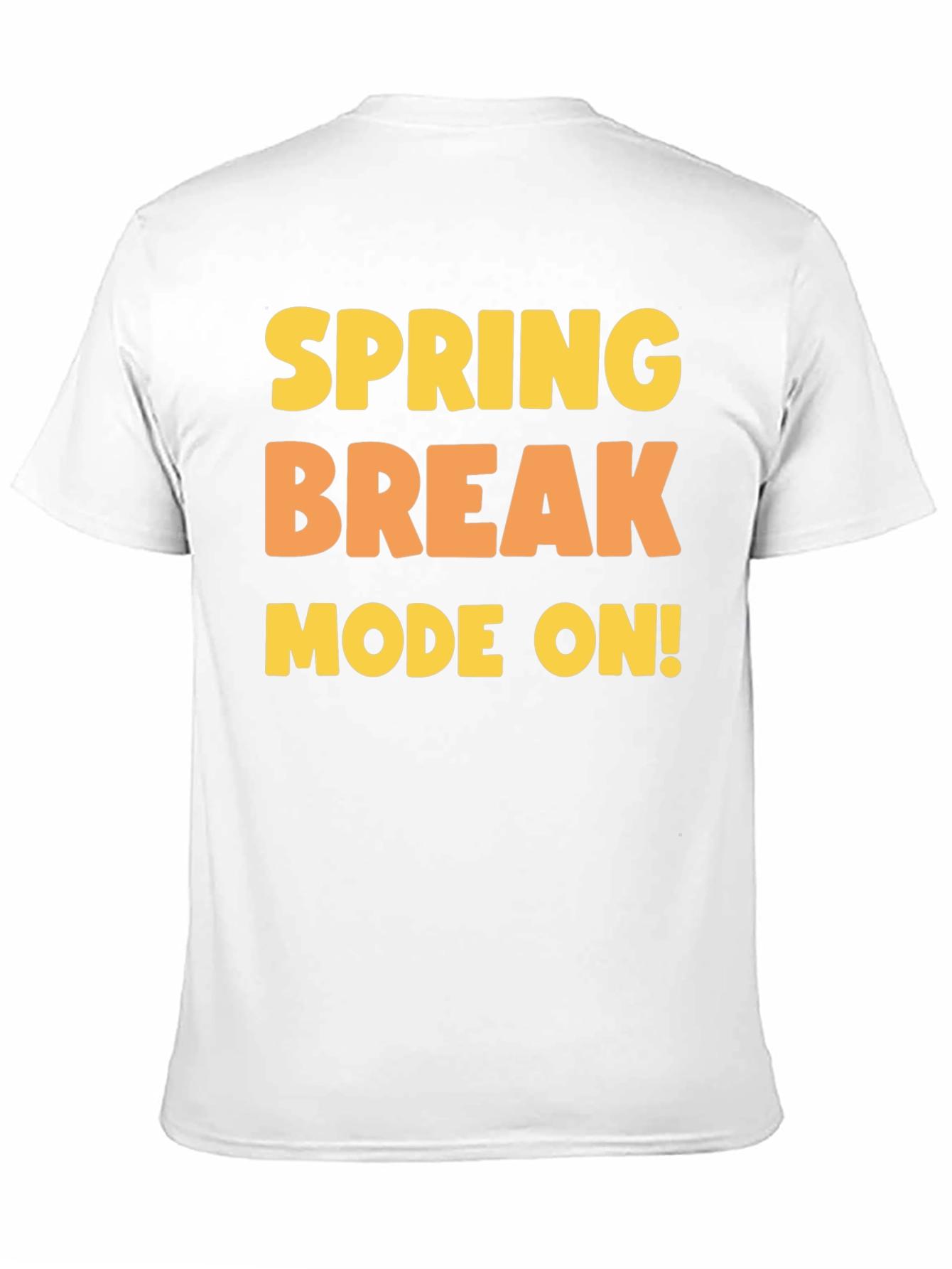 Spring Break Mode On Black T-Shirt