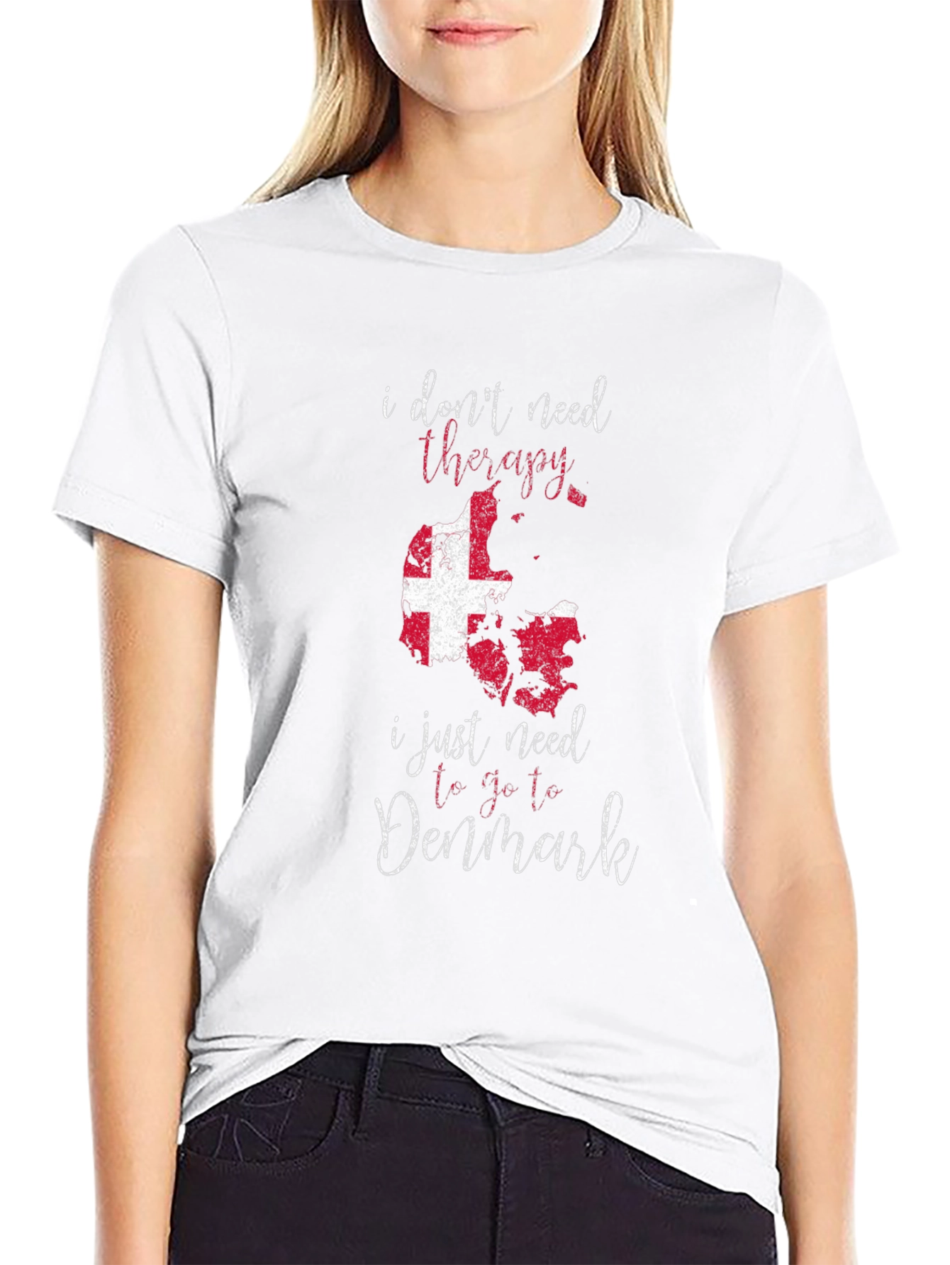 Denmark Therapy T-Shirt - Funny Travel Tee