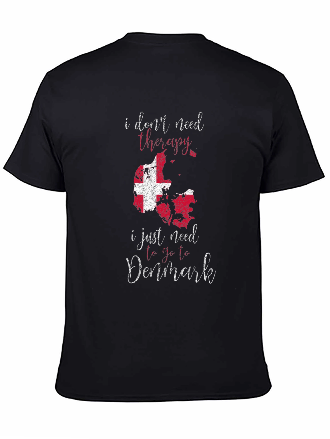Denmark Therapy T-Shirt - Funny Travel Tee