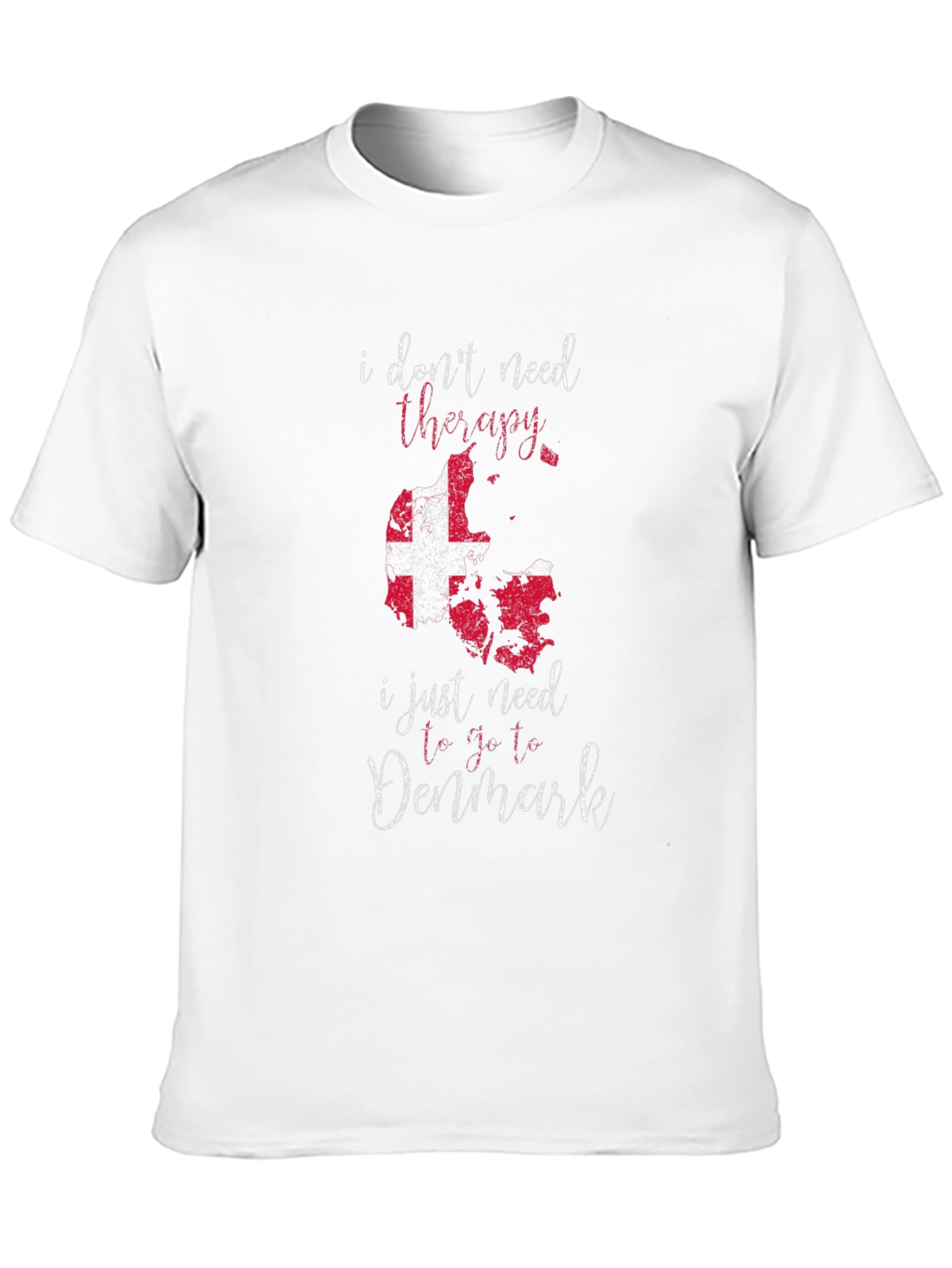 Denmark Therapy T-Shirt - Funny Travel Tee