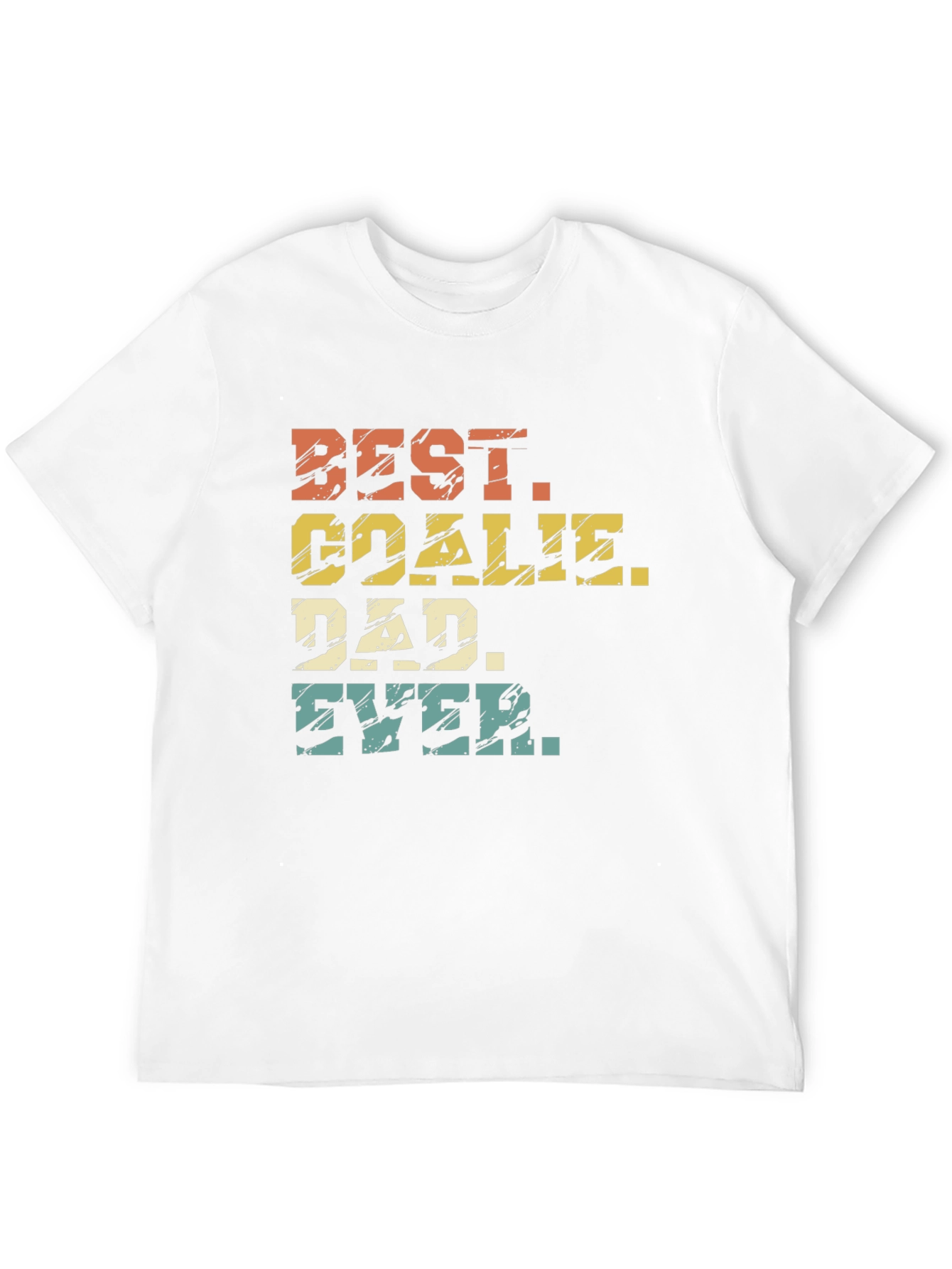 Best Goalie Dad Ever - Graphic T-Shirt