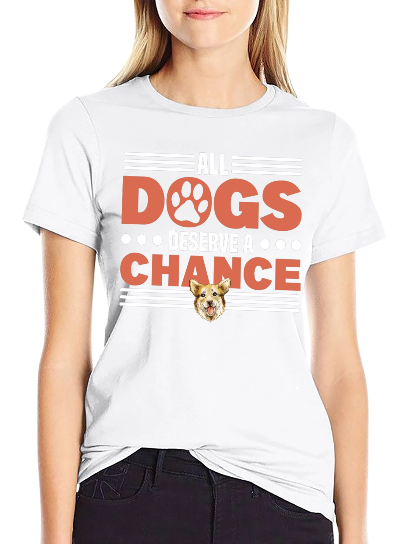 All Dogs Deserve a Chance Graphic Tee