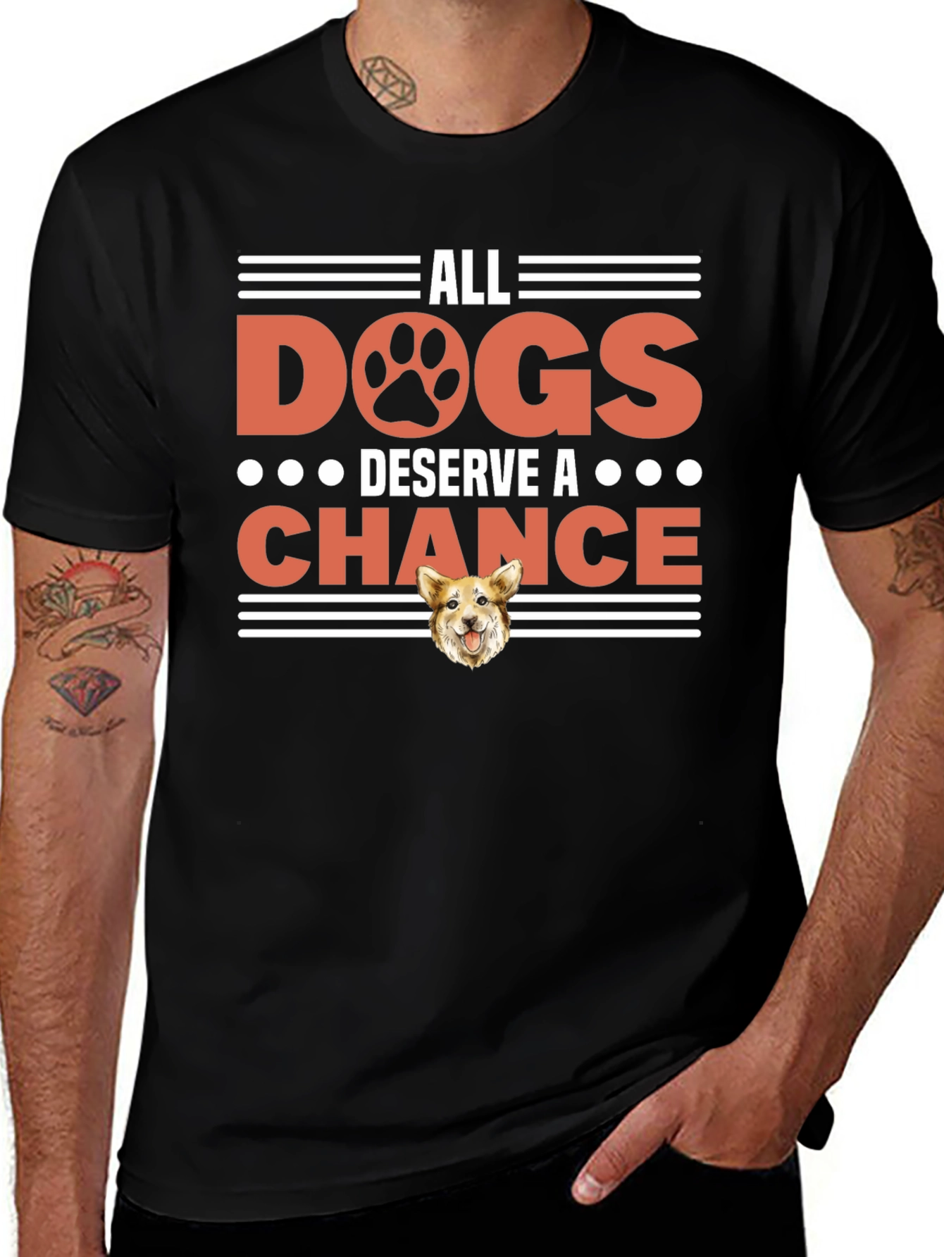 All Dogs Deserve a Chance Graphic Tee