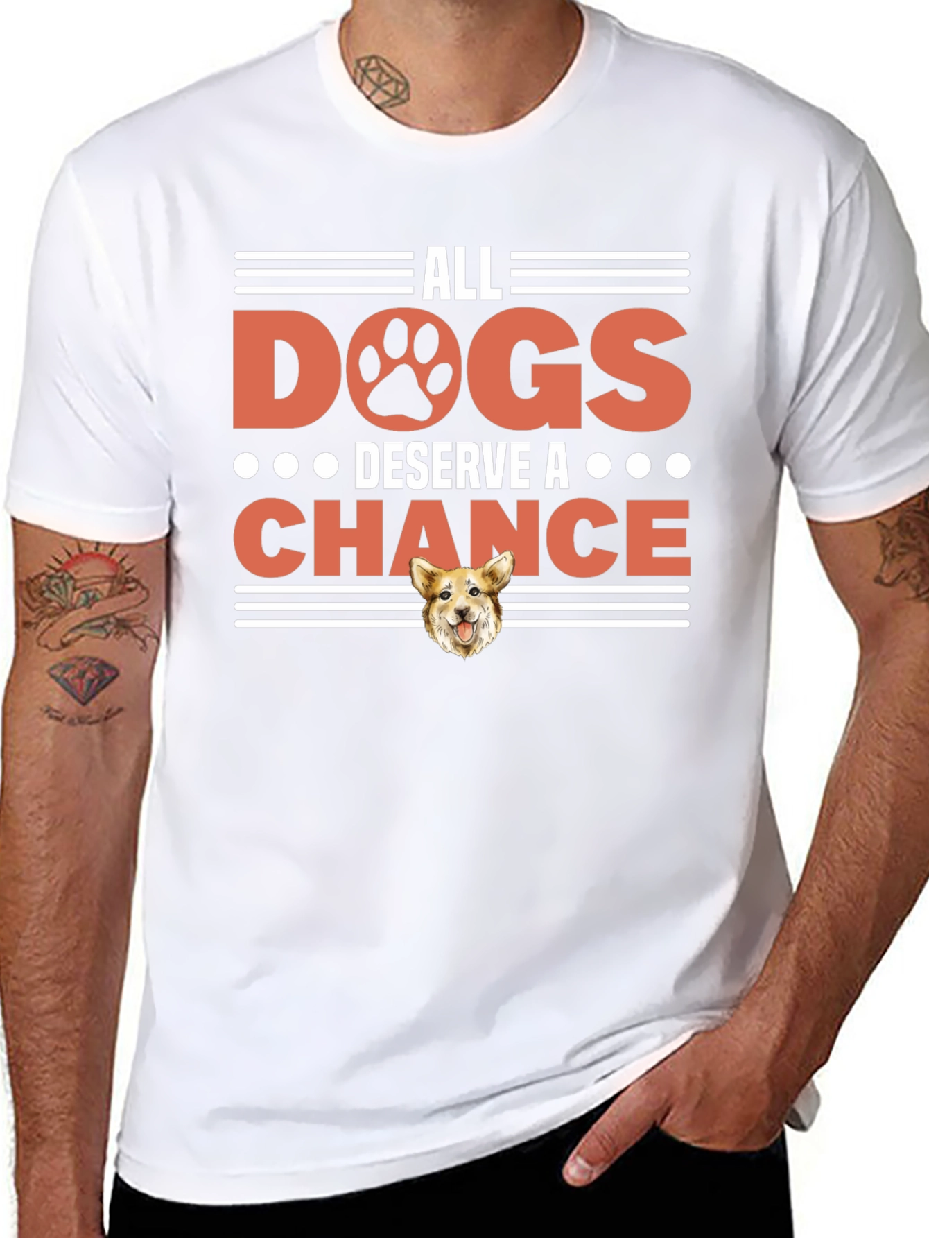 All Dogs Deserve a Chance Graphic Tee