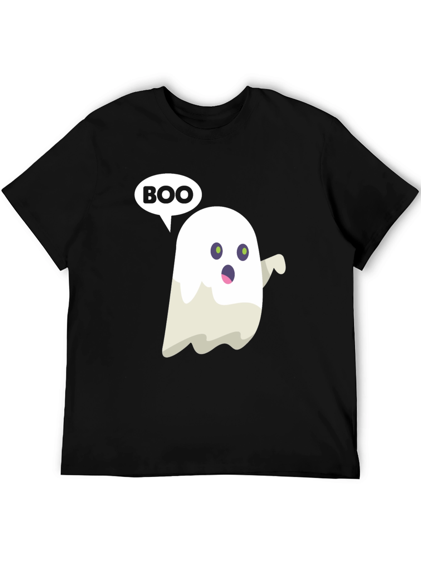 Boo Ghost Graphic Tee - Spooky Season Shirt