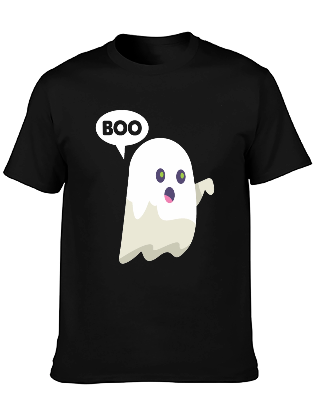 Boo Ghost Graphic Tee - Spooky Season Shirt
