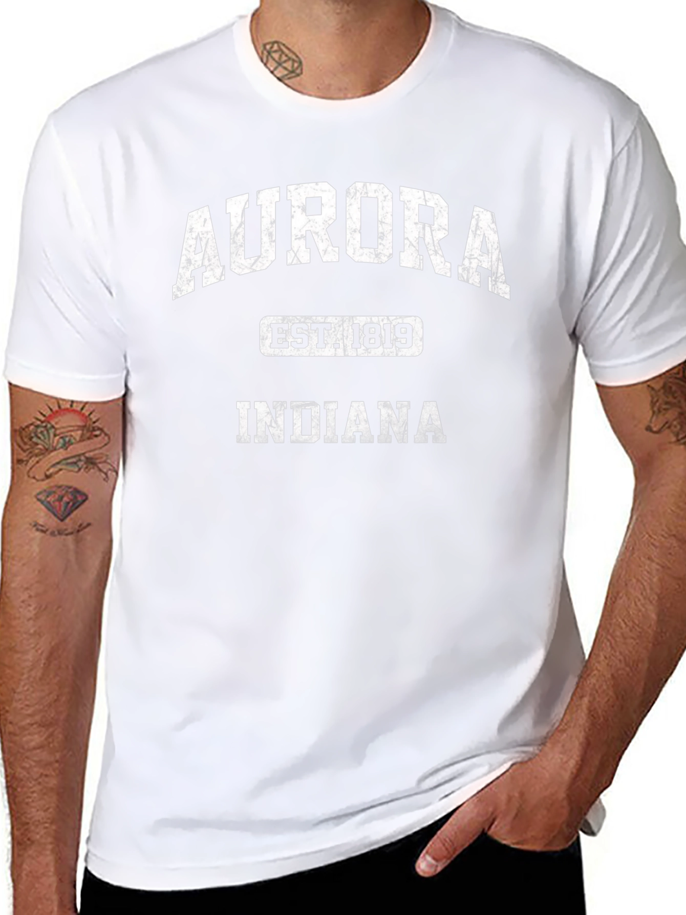 Aurora Indiana Est. 1819 T-Shirt