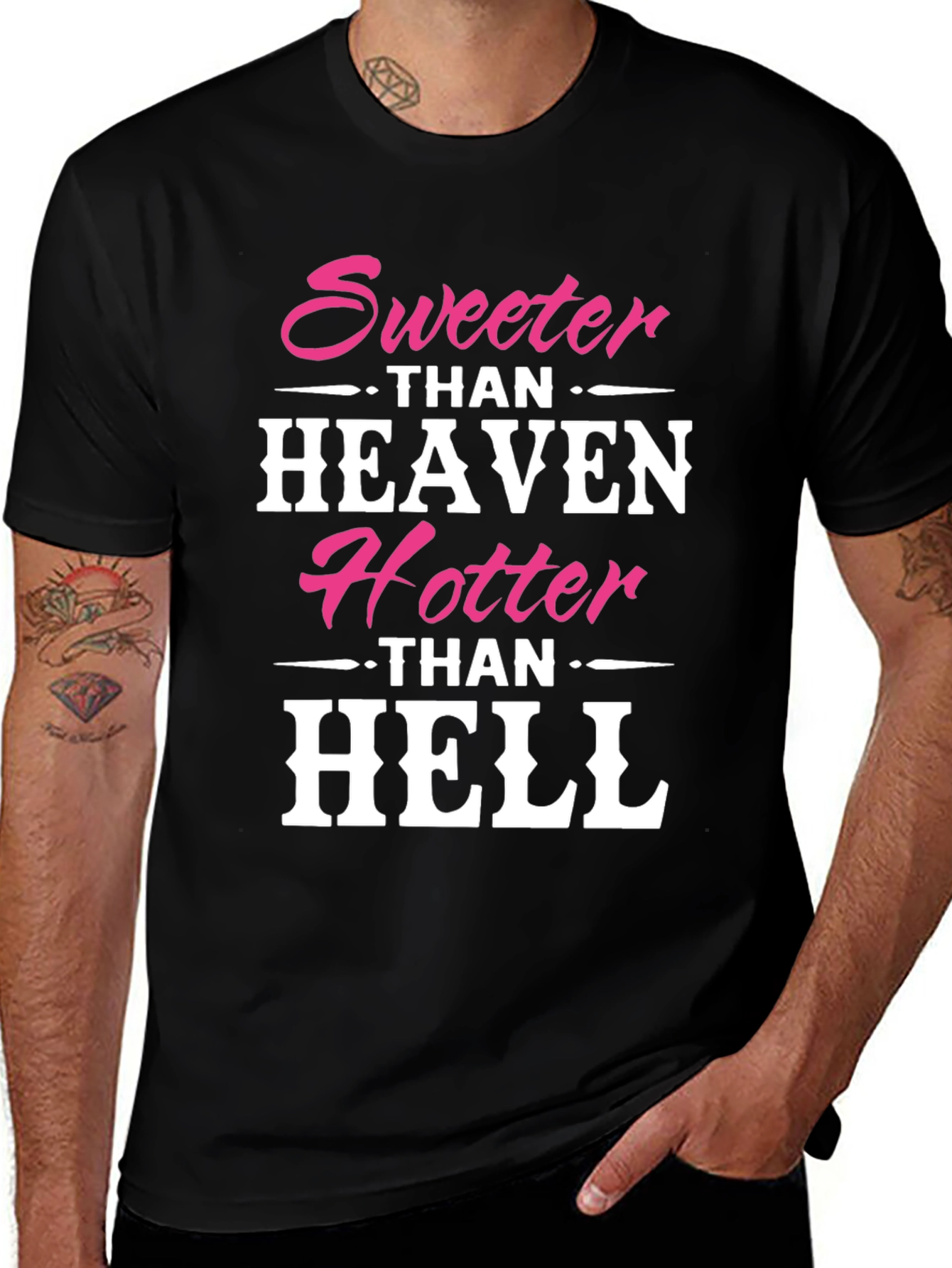Sweeter Than Heaven Hotter Than Hell Graphic Tee