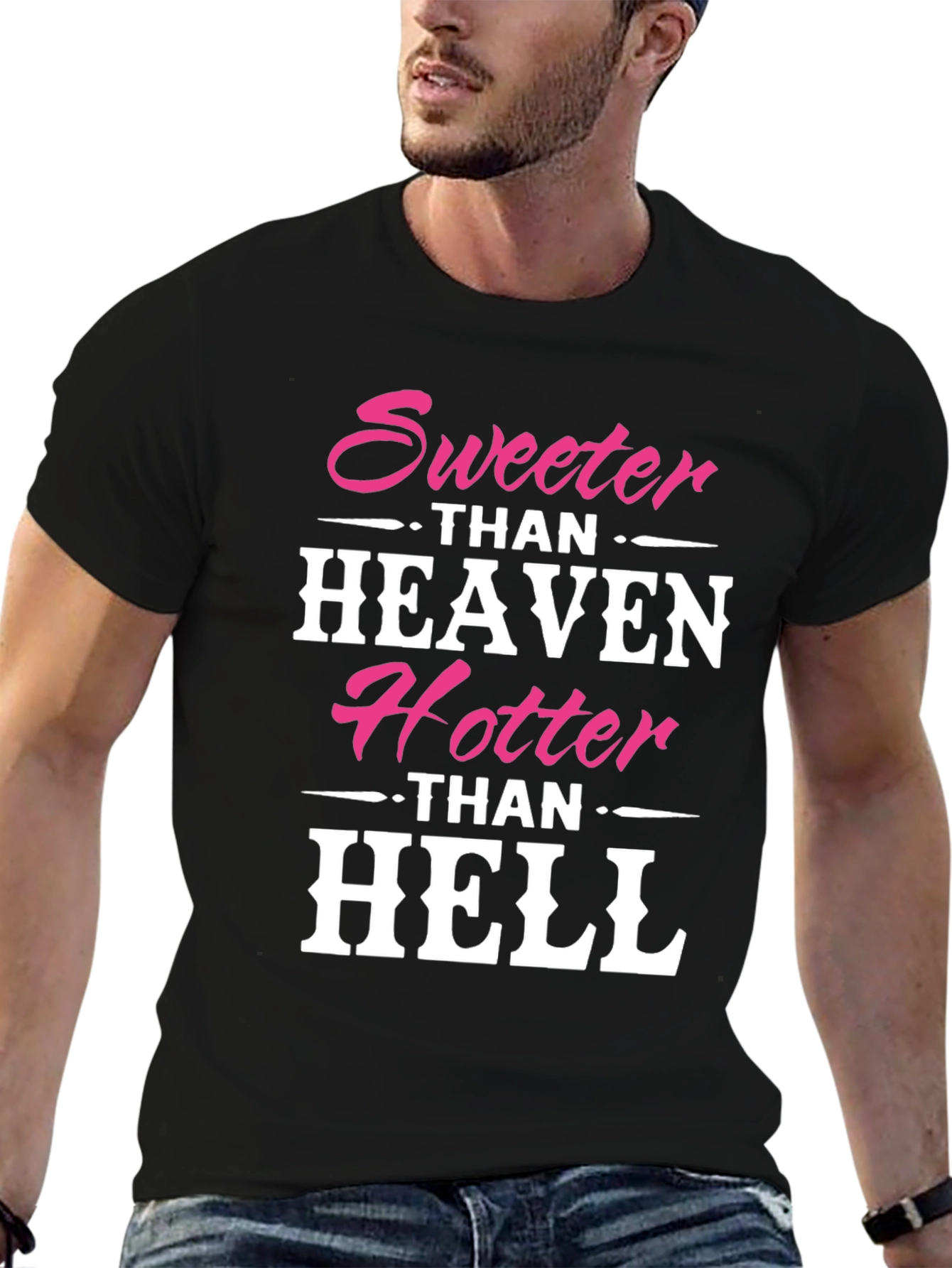 Sweeter Than Heaven Hotter Than Hell Graphic Tee