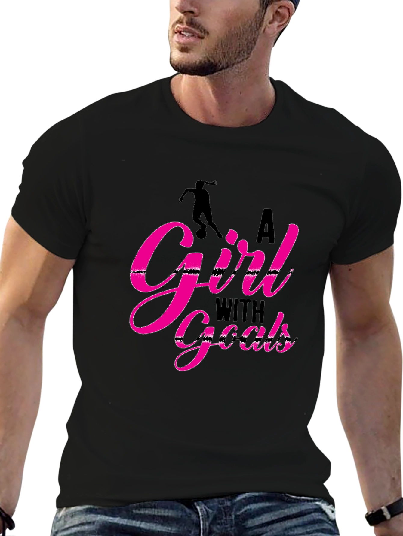 A Girl With Goals Graphic Tee