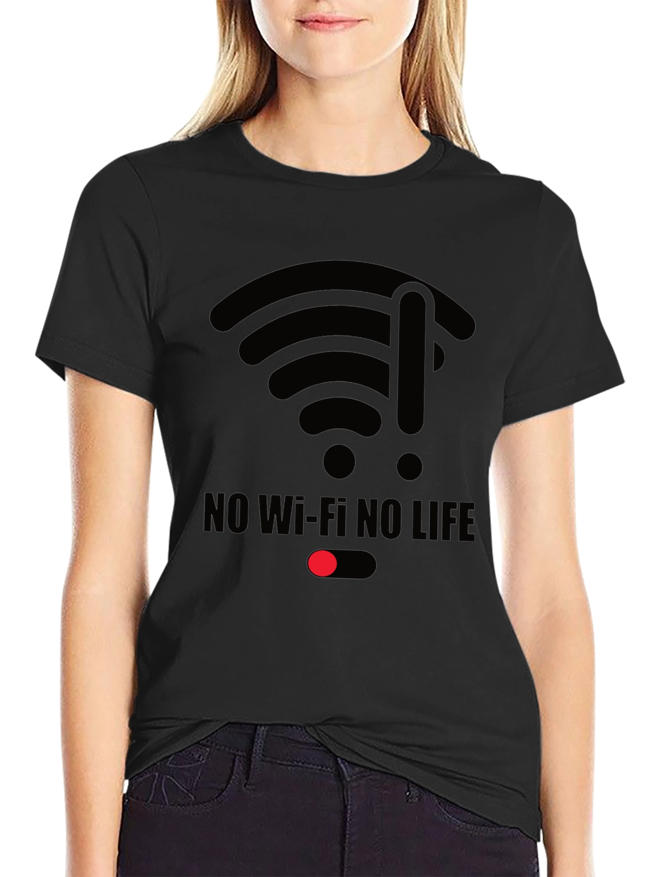 No Wifi No Life Graphic Tee