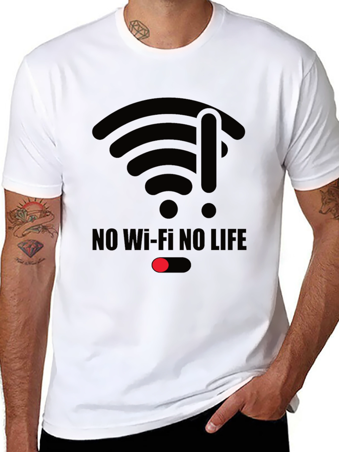 No Wifi No Life Graphic Tee