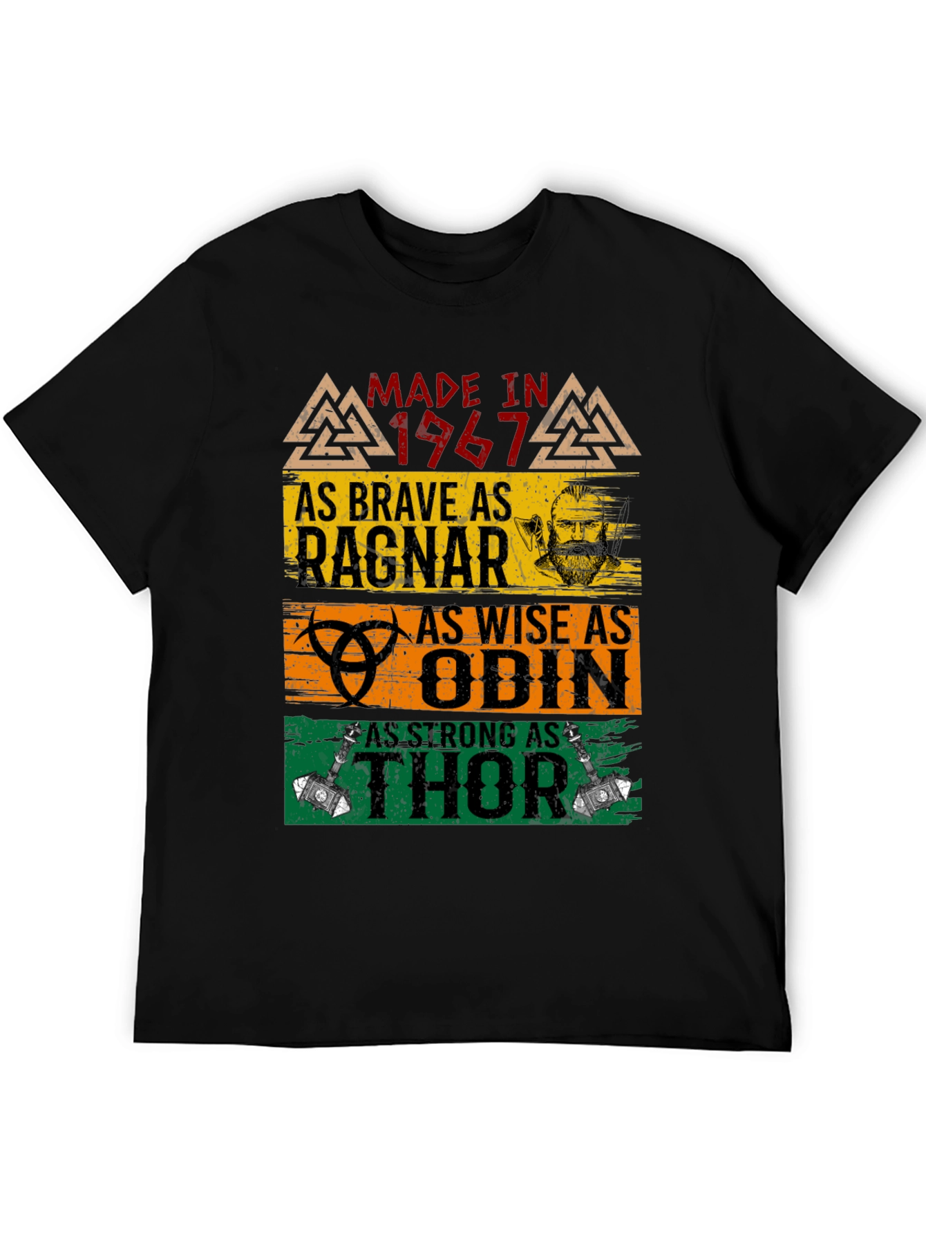 Made in 1967 Viking T-Shirt Ragnar Odin Thor