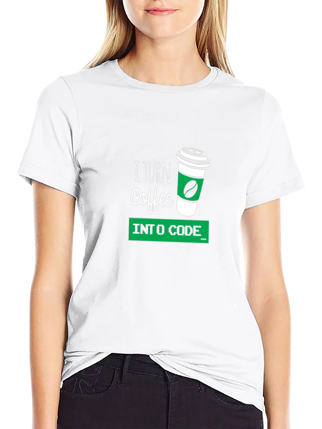 Coffee to Code Graphic T-Shirt - Programmer Gift