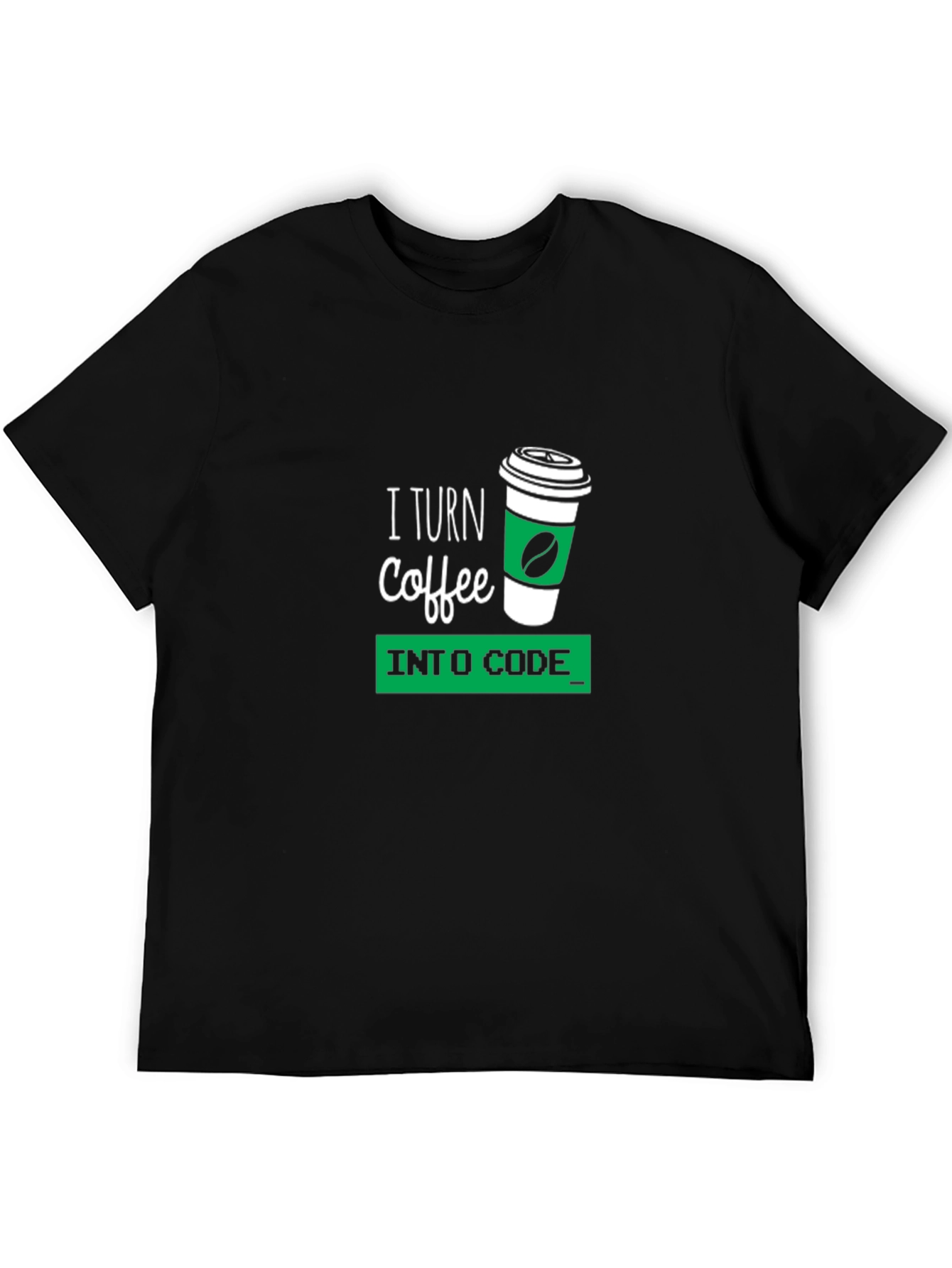 Coffee to Code Graphic T-Shirt - Programmer Gift
