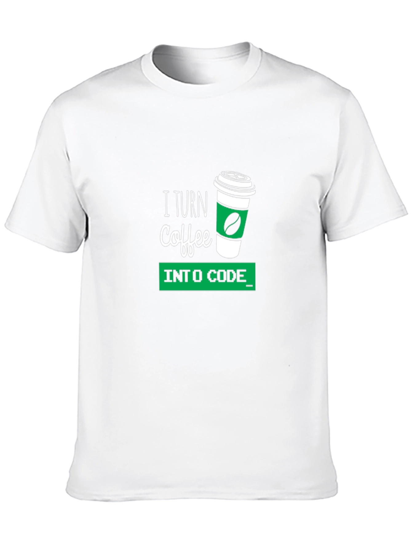 Coffee to Code Graphic T-Shirt - Programmer Gift