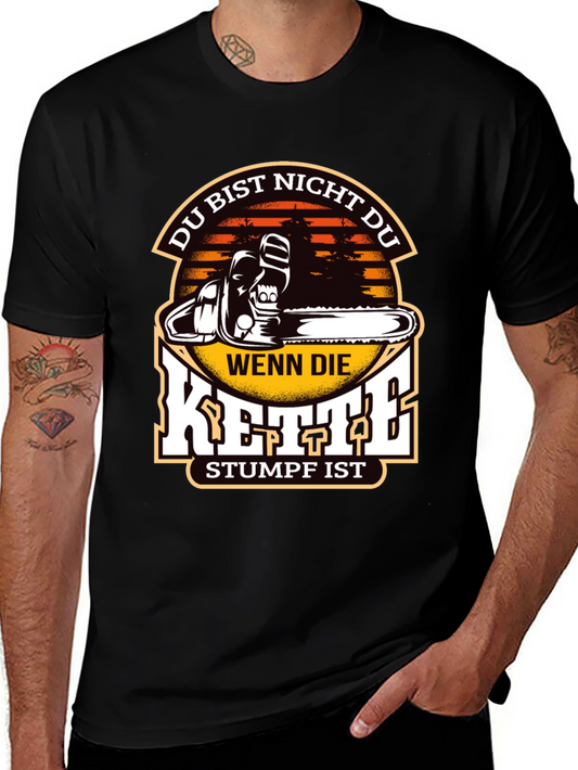 Funny Chainsaw Stumpf T-Shirt