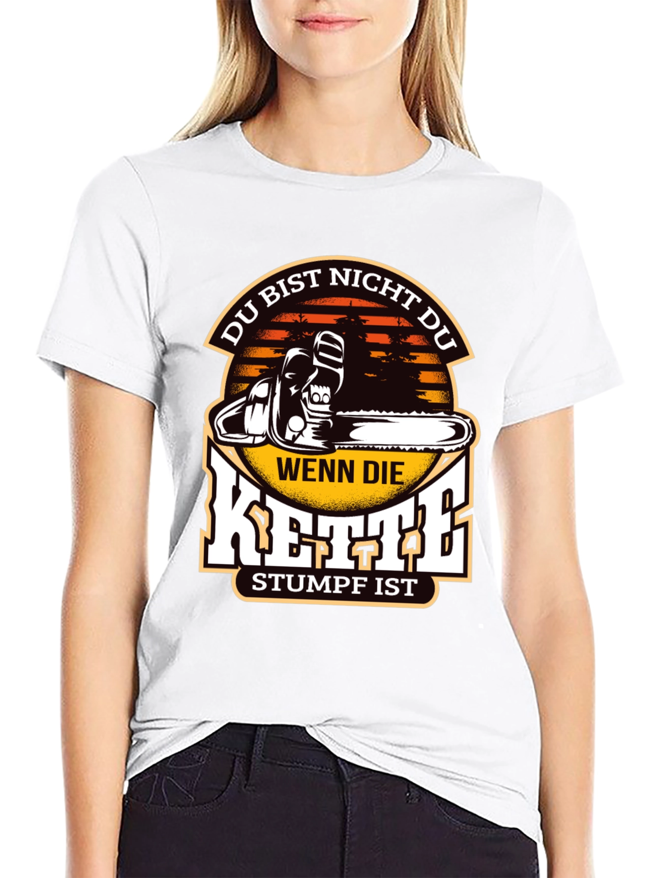 Funny Chainsaw Stumpf T-Shirt