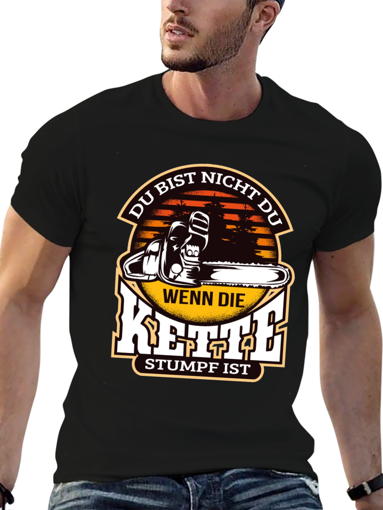 Funny Chainsaw Stumpf T-Shirt