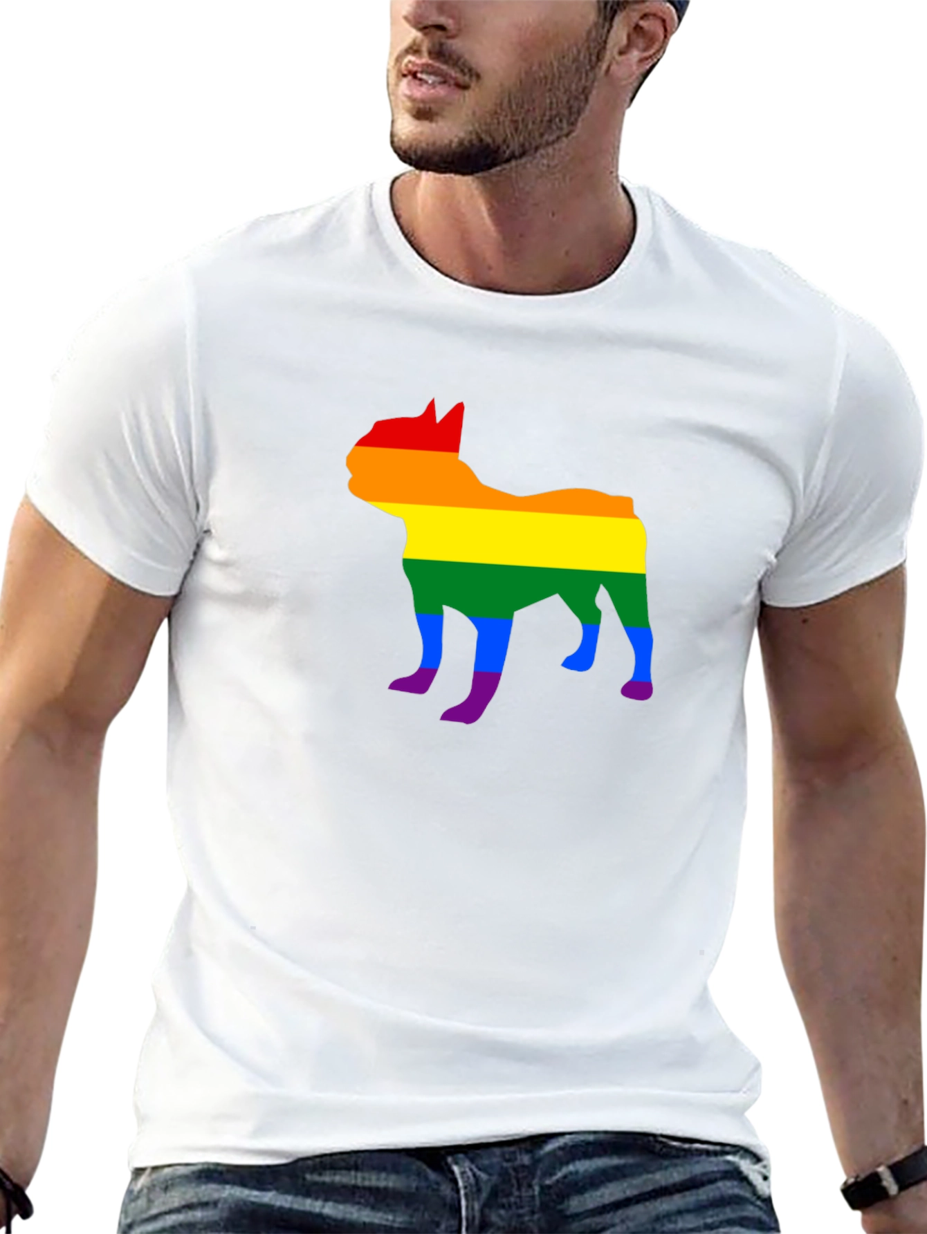 LGBTQ+ French Bulldog Pride T-Shirt