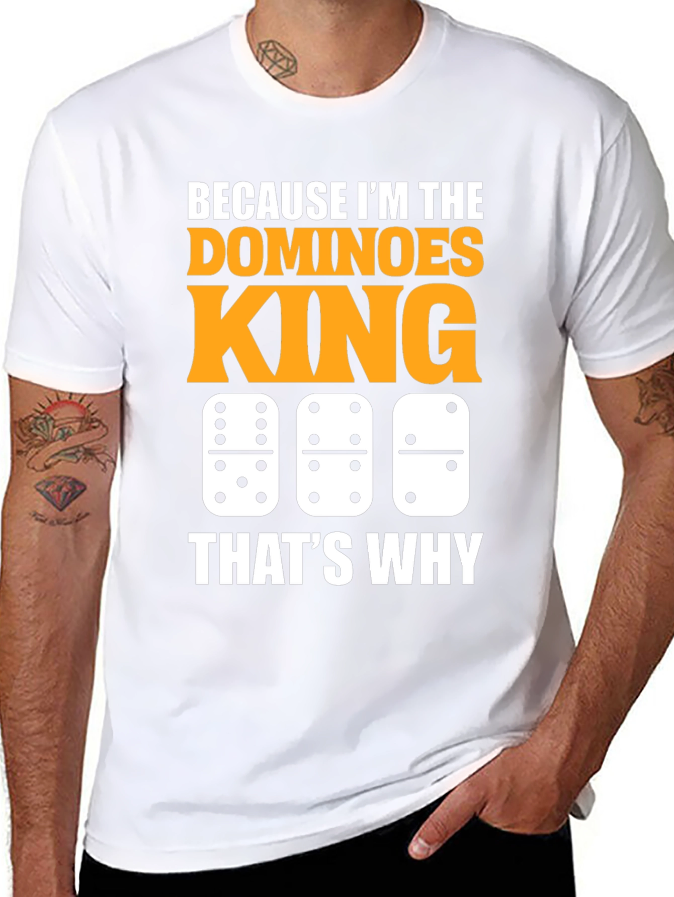 Dominoes King Graphic Tee