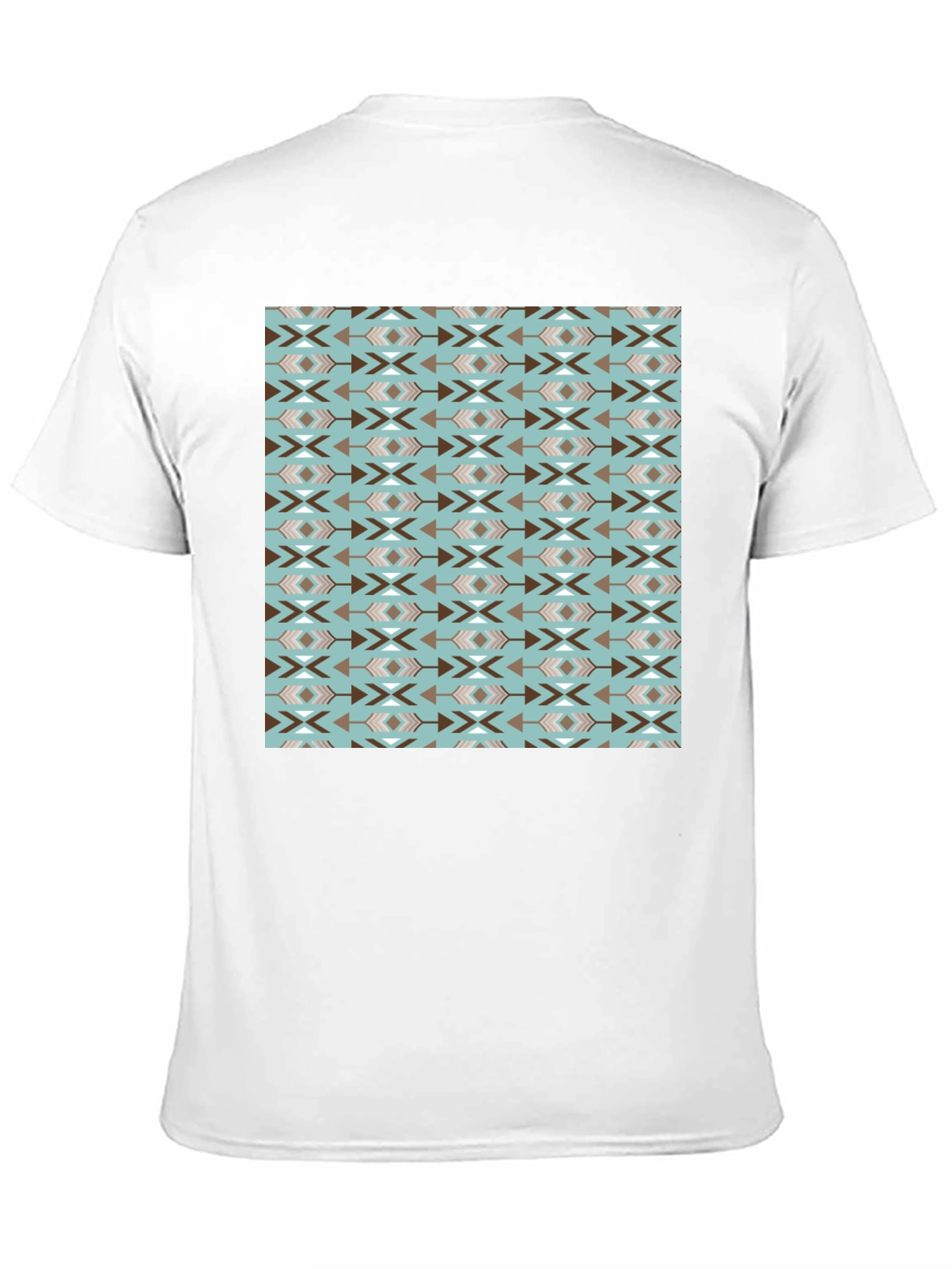 Aztec Pattern Black Tee