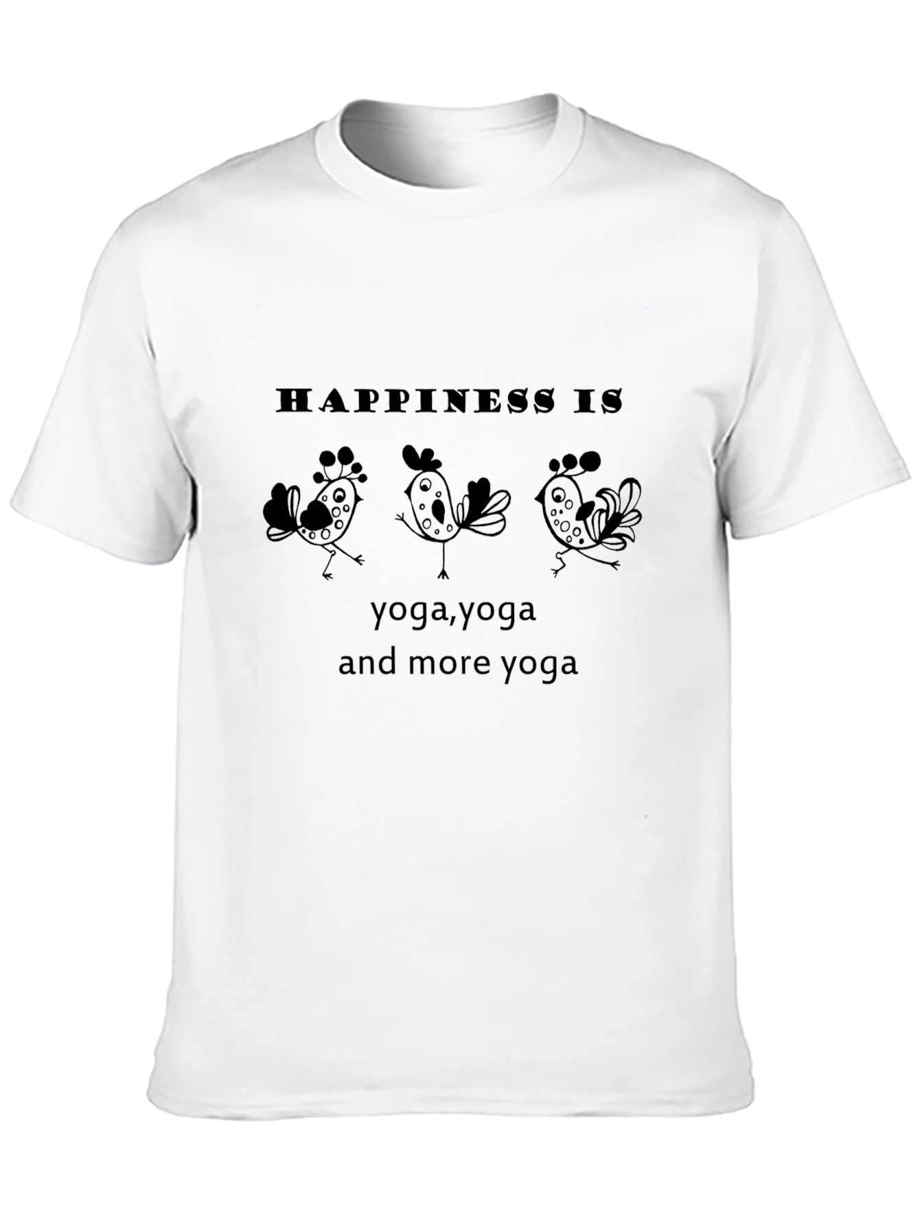Yoga Lovers Happiness T-Shirt
