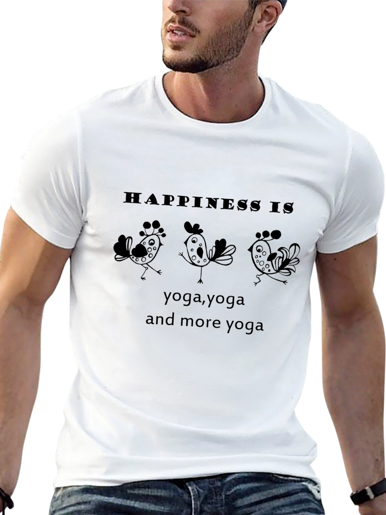 Yoga Lovers Happiness T-Shirt