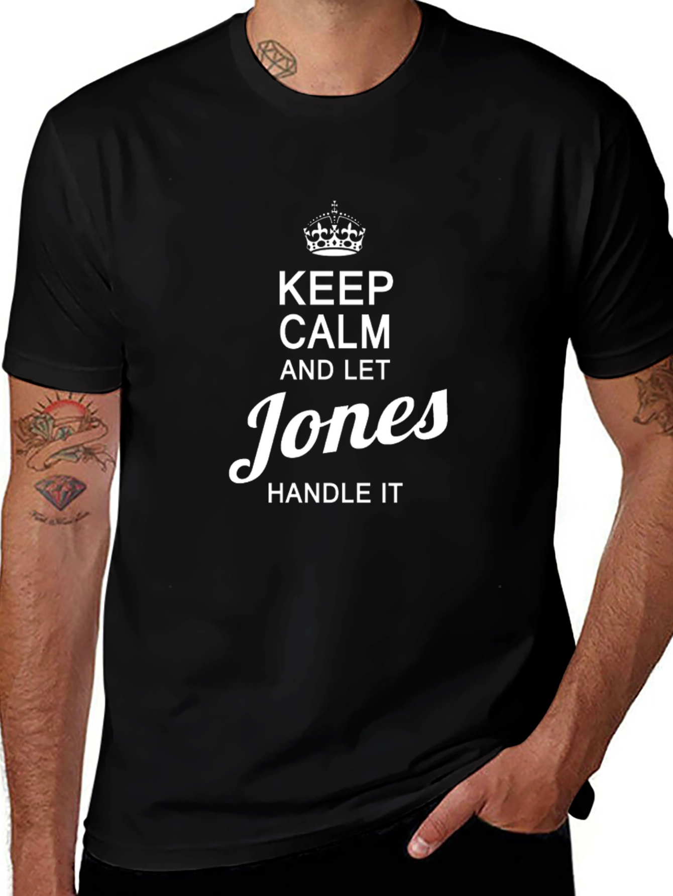 Keep Calm and Let Jones Handle It Graphic Tee