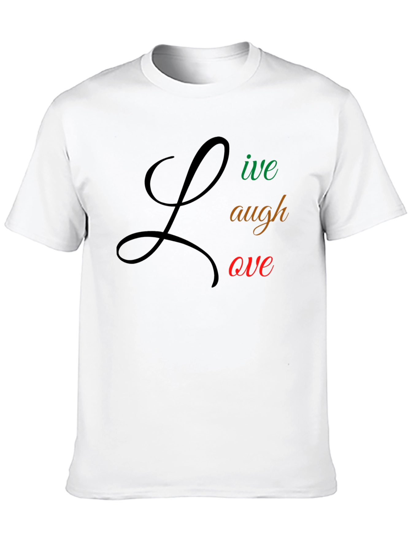 Live Laugh Love Black Tee