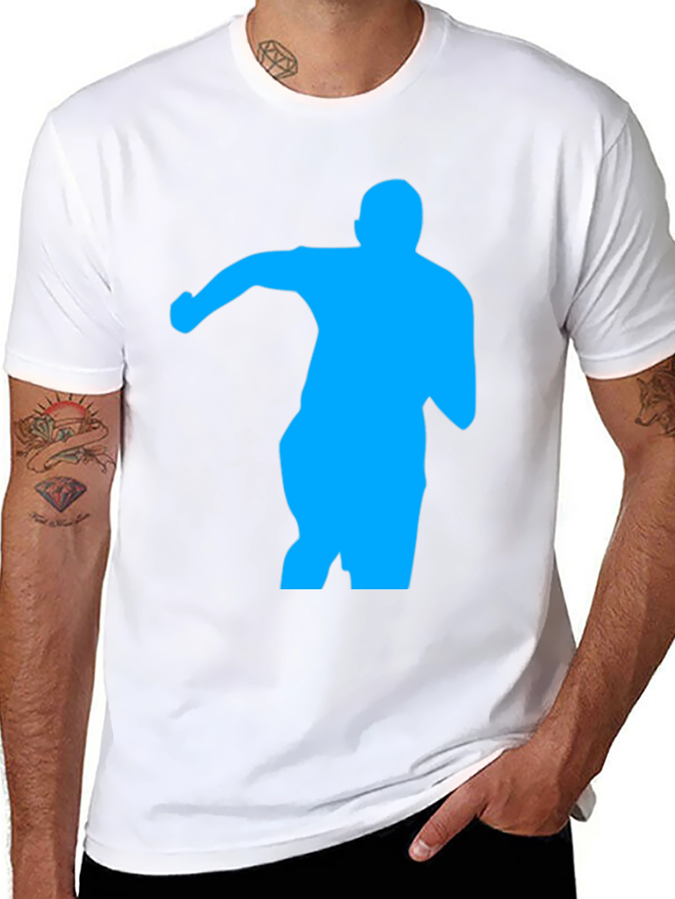Silhouette Graphic T-Shirt - Black