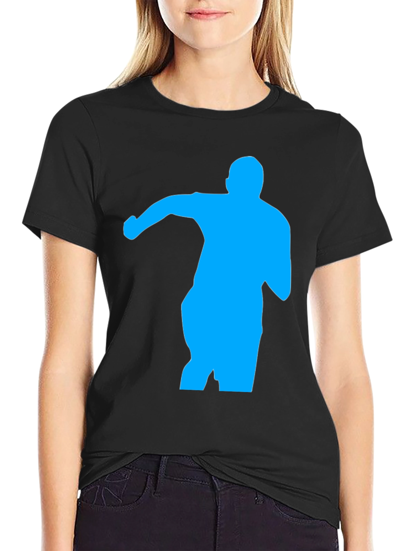 Silhouette Graphic T-Shirt - Black