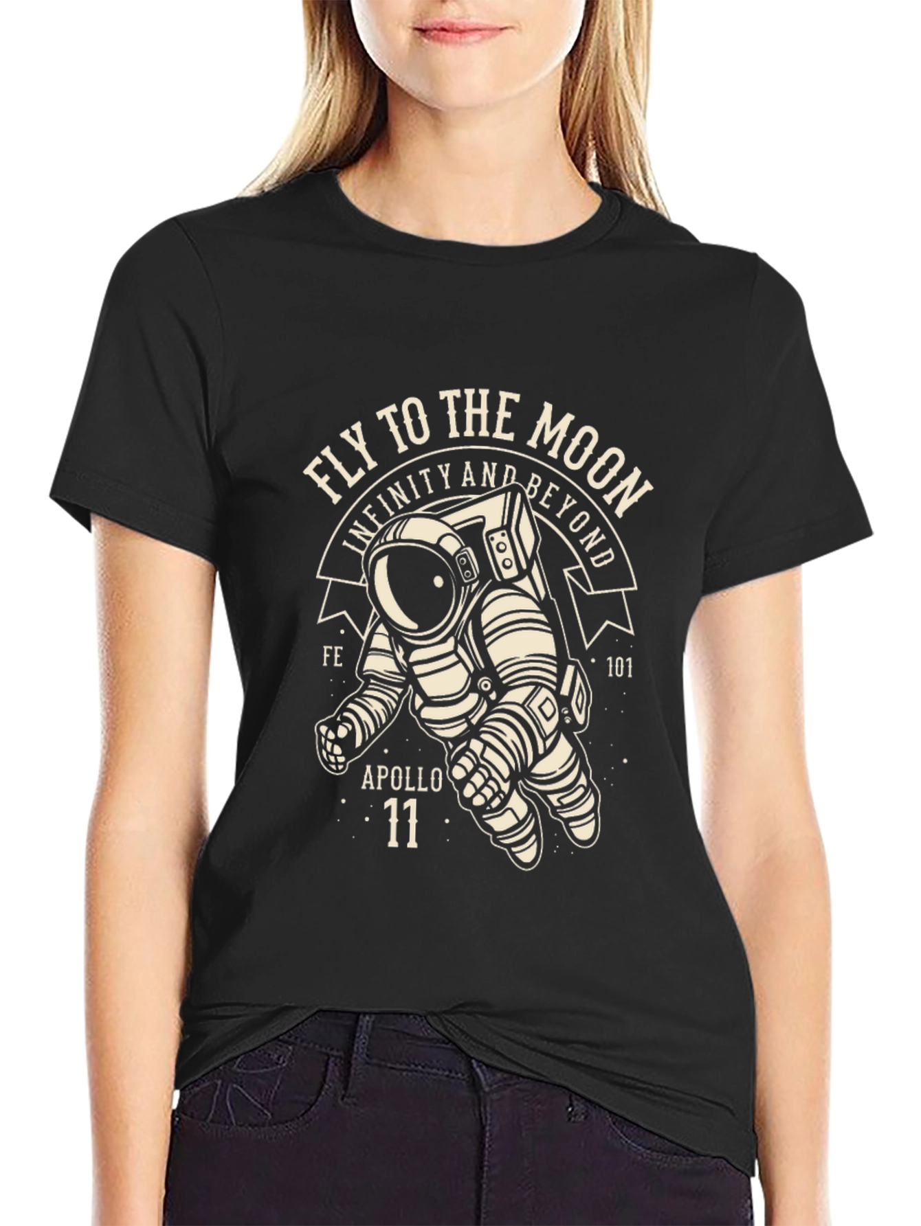Fly to the Moon Astronaut T-Shirt