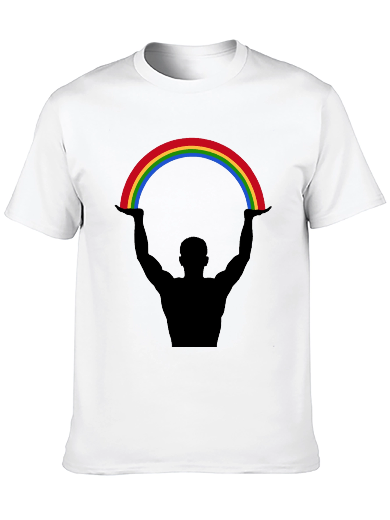 Rainbow Lift Graphic Tee - Black