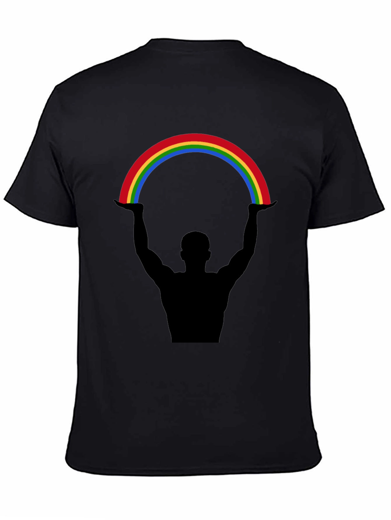 Rainbow Lift Graphic Tee - Black