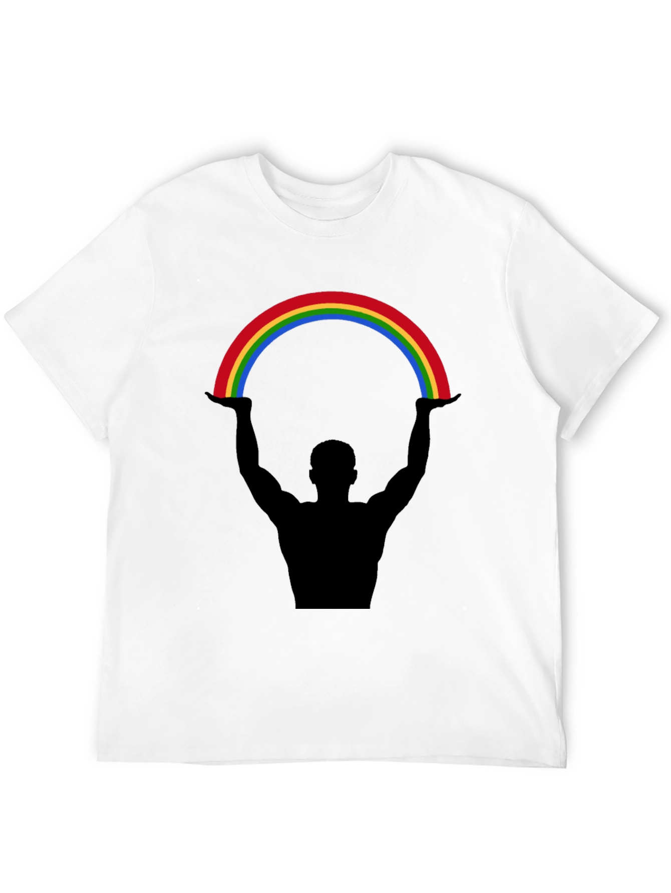 Rainbow Lift Graphic Tee - Black