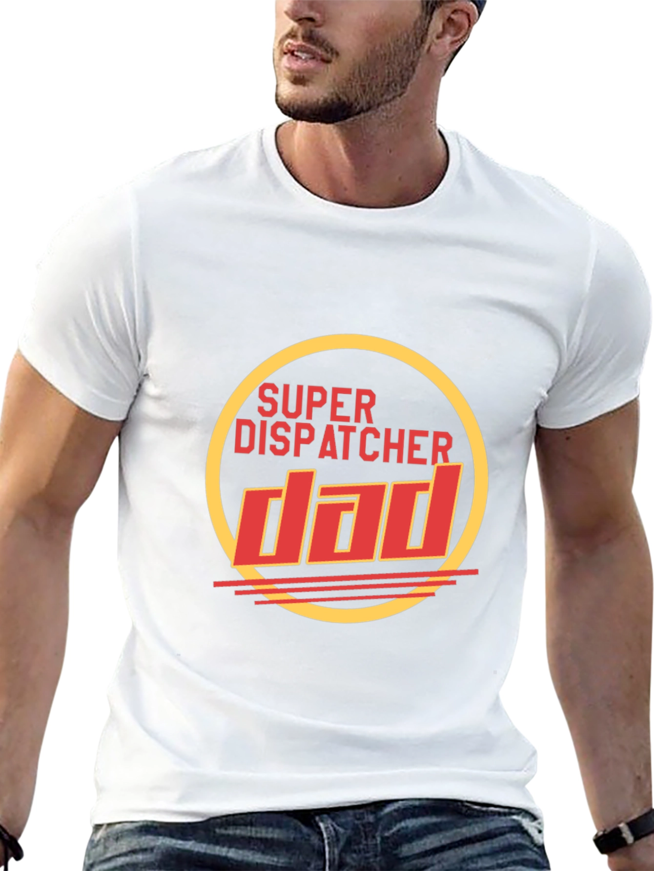 Super Dispatcher Dad Graphic T-Shirt