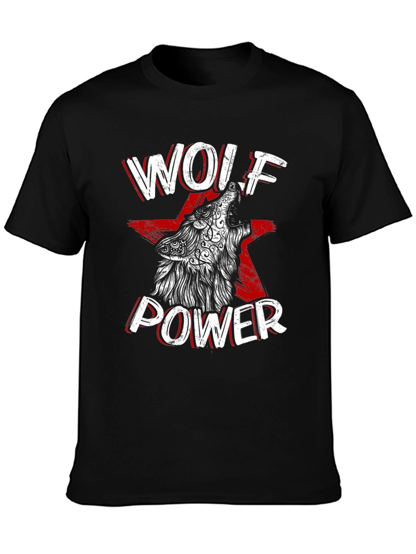 Wolf Power Graphic Tee
