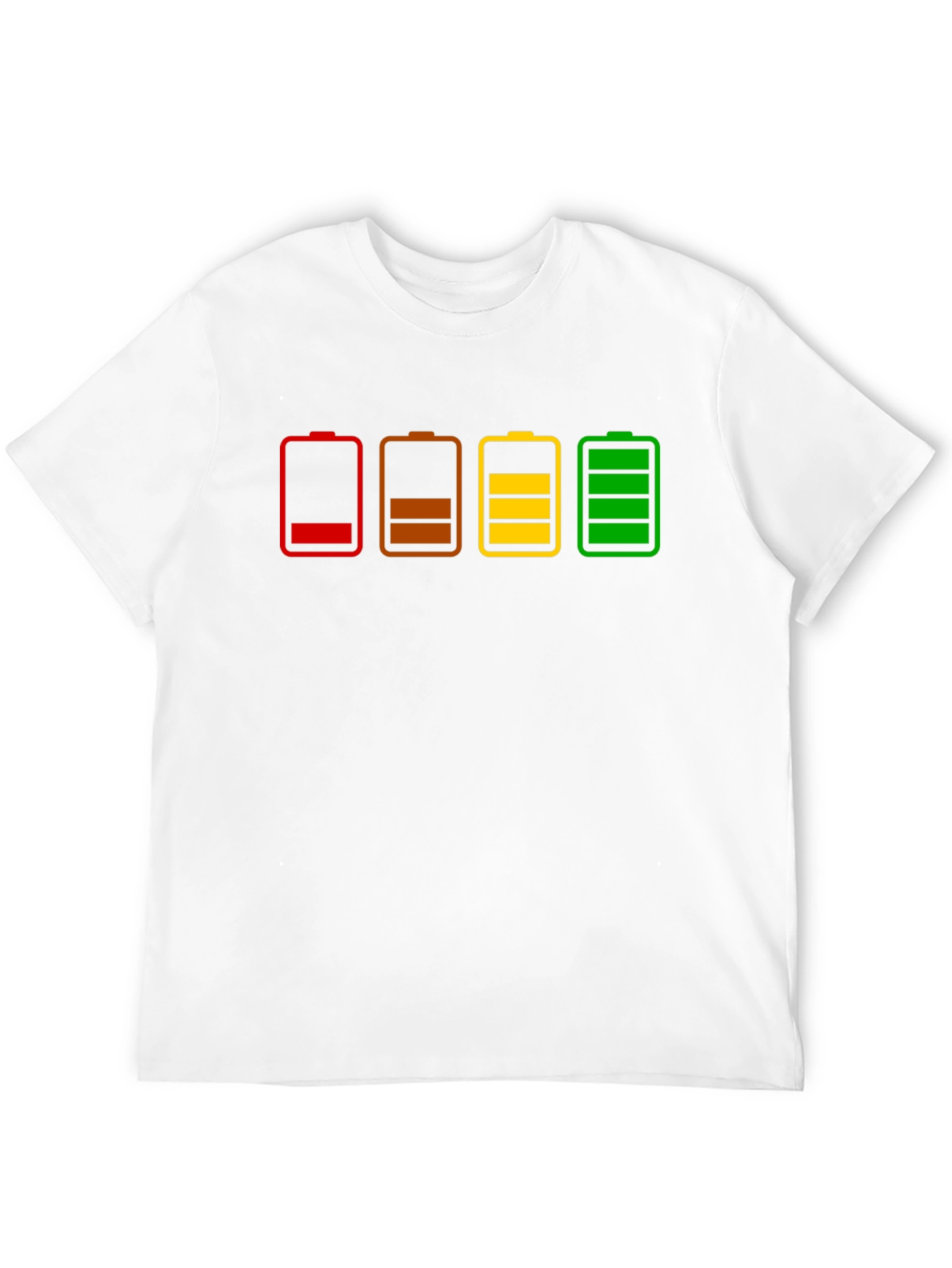 Battery Life T-Shirt - Black Cotton Graphic Tee